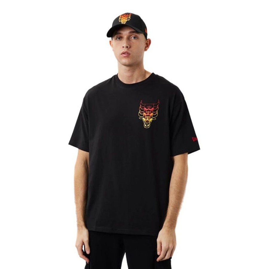 Clothes New Era | Chicago Bulls Stack Logo Short Sleeve T-Shirt