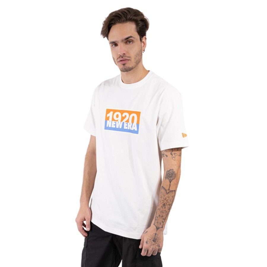 Clothes New Era | New Era Culture Outdoor White Short Sleeve T-Shirt