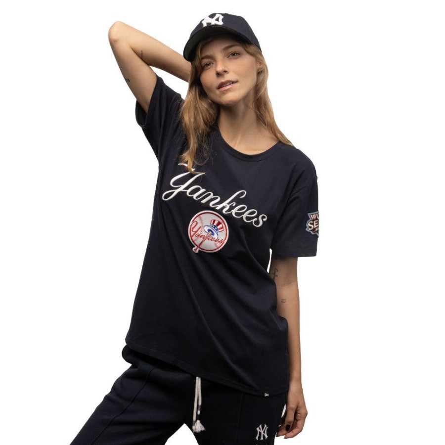 Clothes New Era | New York Yankees Mlb Logo Select Short Sleeve T-Shirt For Women