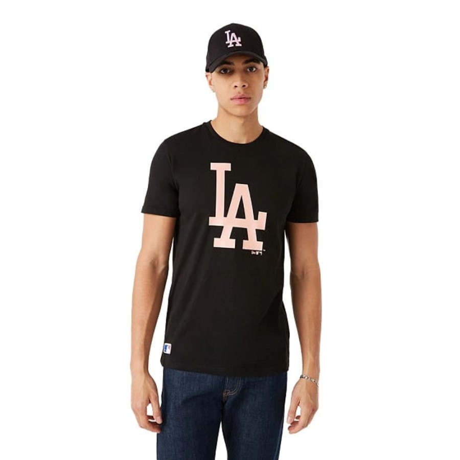 Clothes New Era | Los Angeles Dodgers Color Pack Short Sleeve T-Shirt 100% Cotton Black