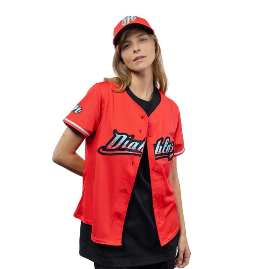 Clothes New Era | Diablos Rojos Del Mexico Lmb Neon Collection 2023 Jersey For Women