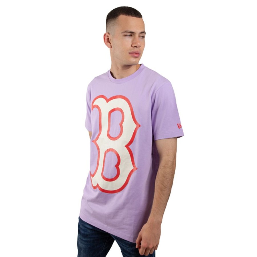 Clothes New Era | Boston Red Sox Mlb Colorpack Purple Short Sleeve T-Shirt