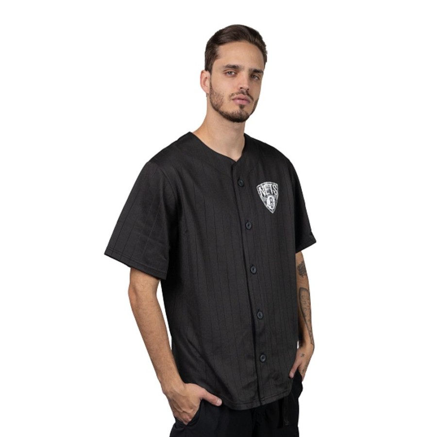 Clothes New Era | Brooklyn Nets Logo Infill Collection Jersey