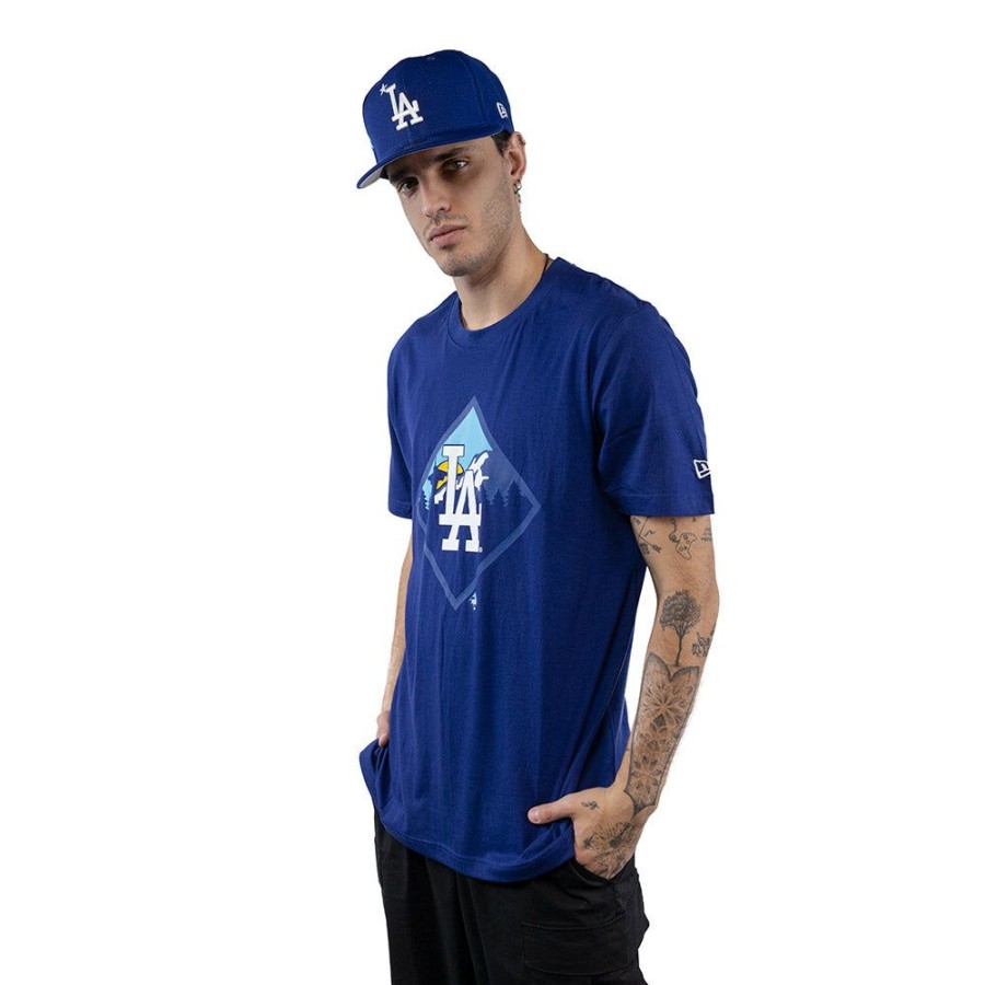 Clothes New Era | Short Sleeve T-Shirt Los Angeles Dodgers Mlb All-Star Game Official Collection 2023