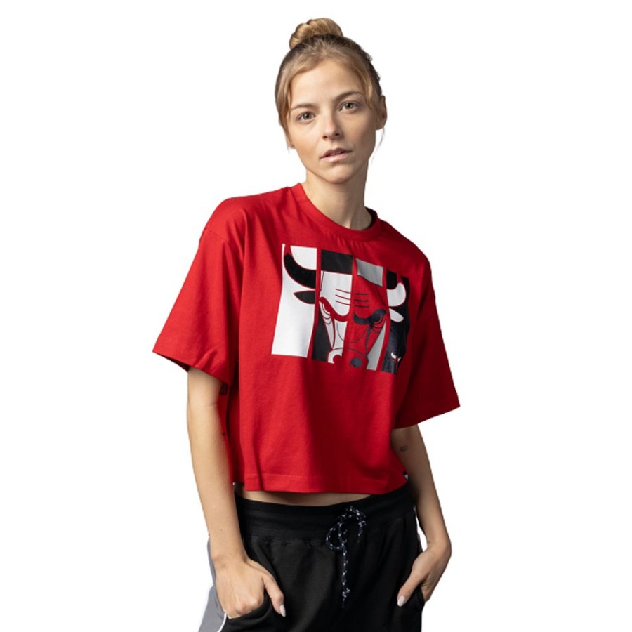 Clothes New Era | Chicago Bulls Nba Athleisure Women'S Short Sleeve T-Shirt