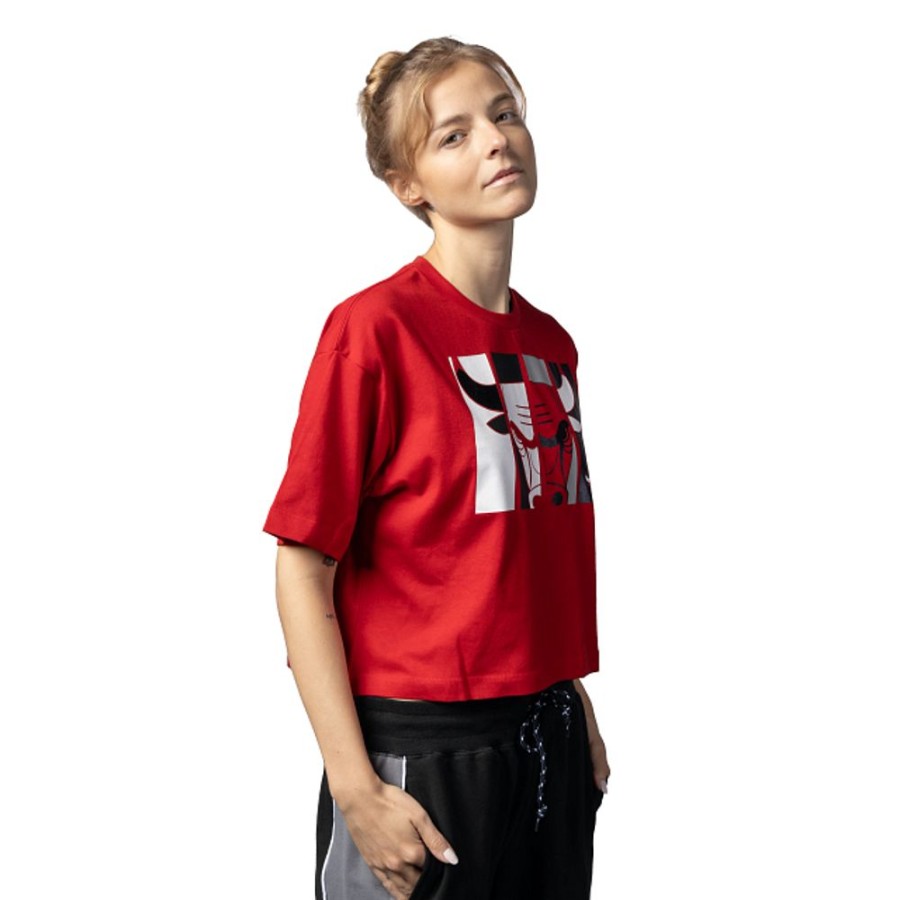 Clothes New Era | Chicago Bulls Nba Athleisure Women'S Short Sleeve T-Shirt