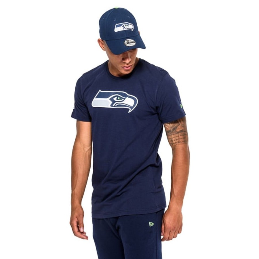 Clothes New Era | Seattle Seahawks Nfl Team Logo Short Sleeve T-Shirt