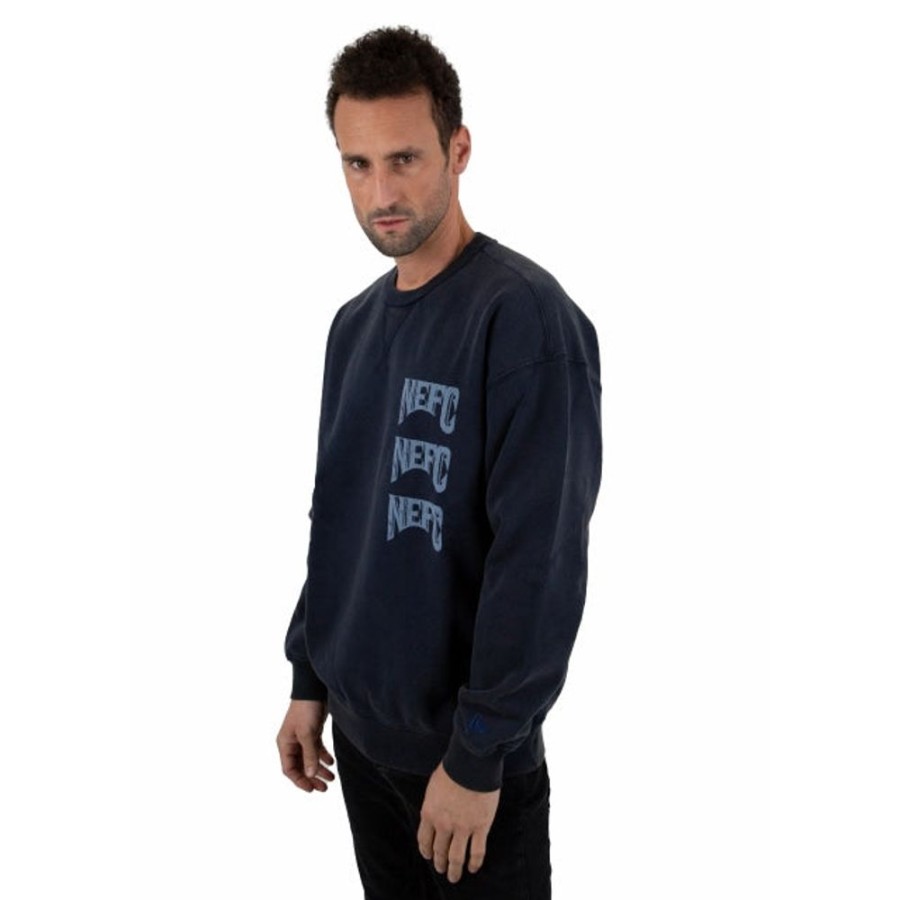 Clothes New Era | New Era Nefc 1920 Washed Navy Sweatshirt