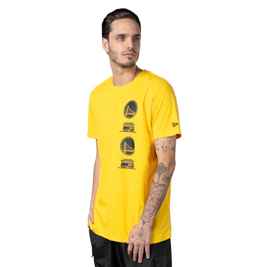 Clothes New Era | Golden State Warriors Nba City Edition Short Sleeve T-Shirt