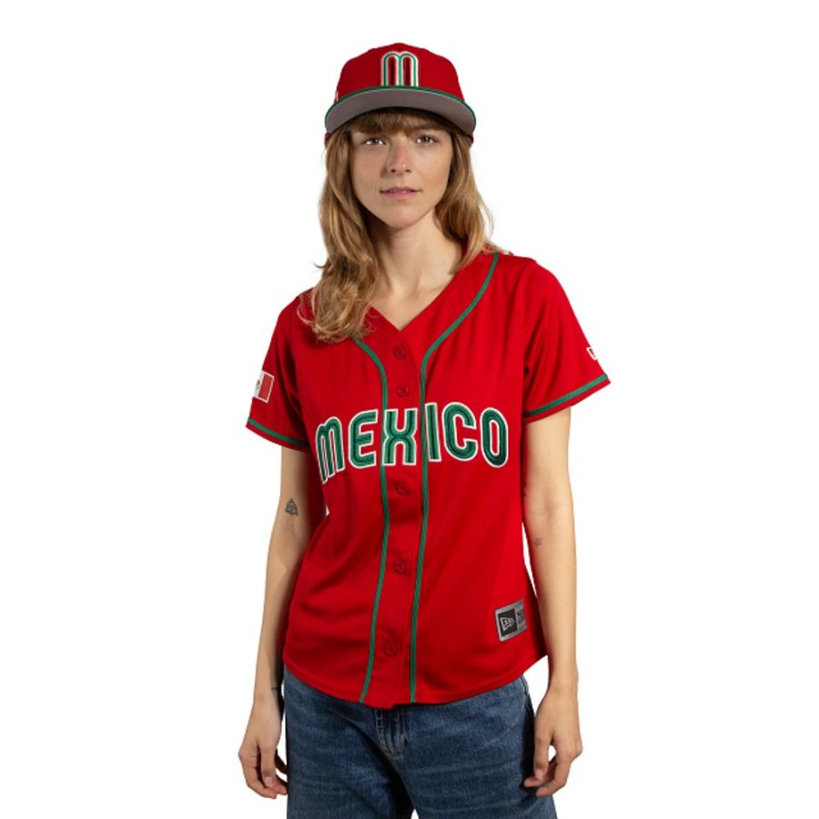 Clothes New Era | Jersey Mexico Away Mlb World Baseball Classic 2023 For Women