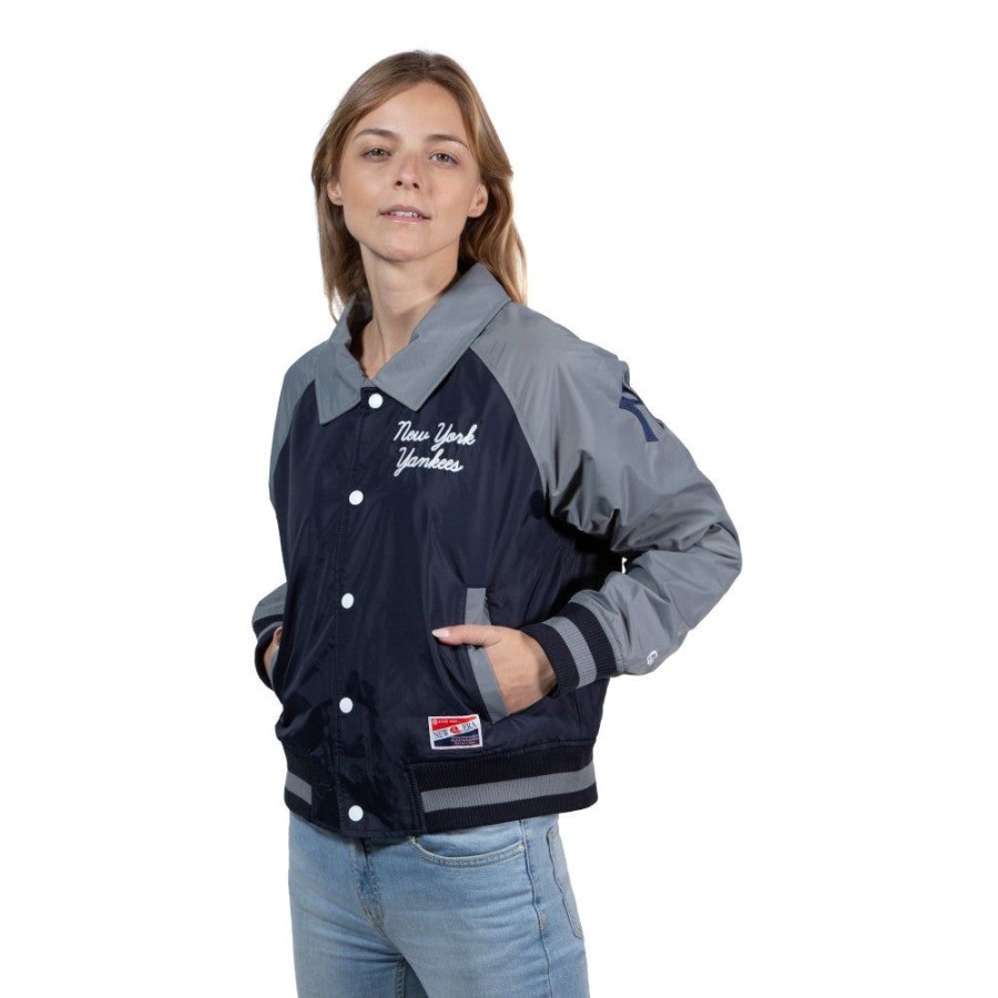 Clothes New Era | New York Yankees Mlb Throwback Jacket For Women