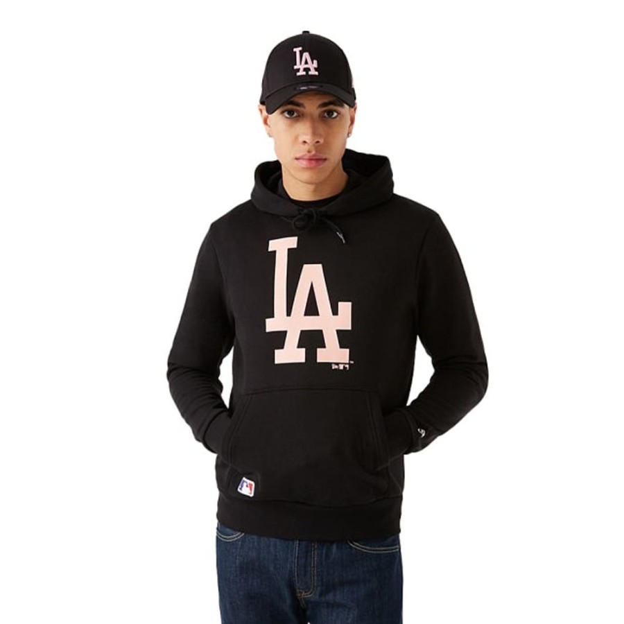 Clothes New Era | Los Angeles Dodgers Color Pack Fleece Black Sweatshirt