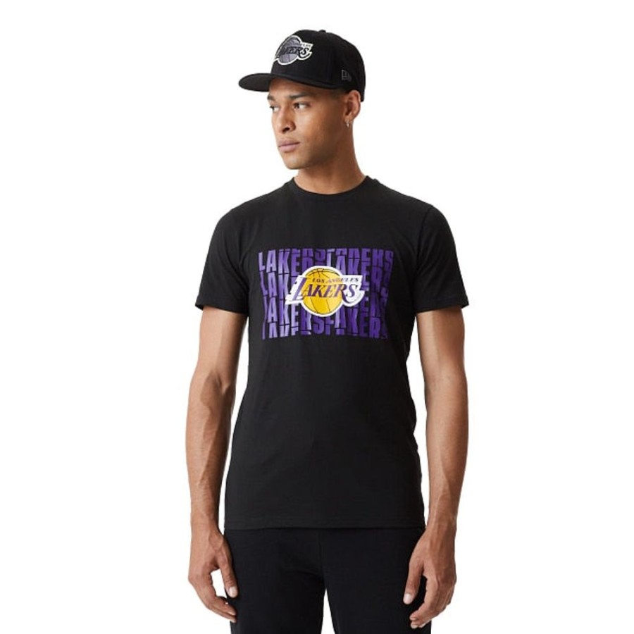 Clothes New Era | Los Angeles Lakers Nba Repeat Short Sleeve T-Shirt