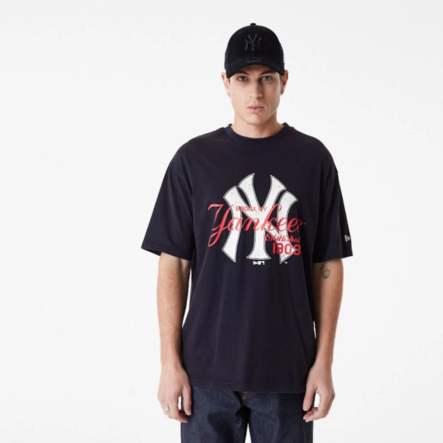 Clothes New Era | New York Yankees Mlb Old School Short Sleeve T-Shirt