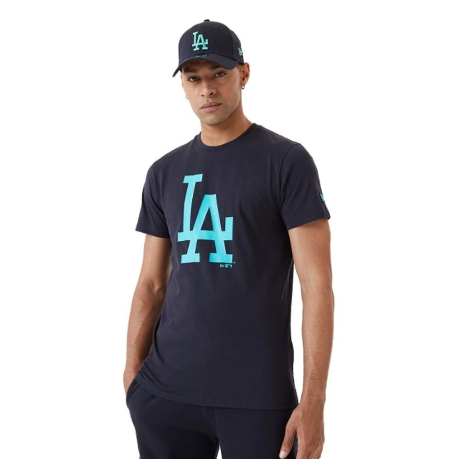 Clothes New Era | Los Angeles Dodgers Mlb Seasonal Navy Short Sleeve T-Shirt