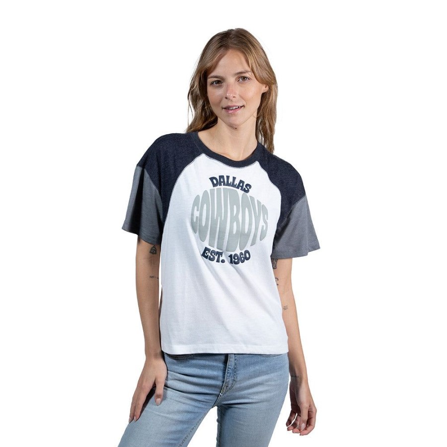 Clothes New Era | Women'S Dallas Cowboys Nfl Throwback Short Sleeve T-Shirt