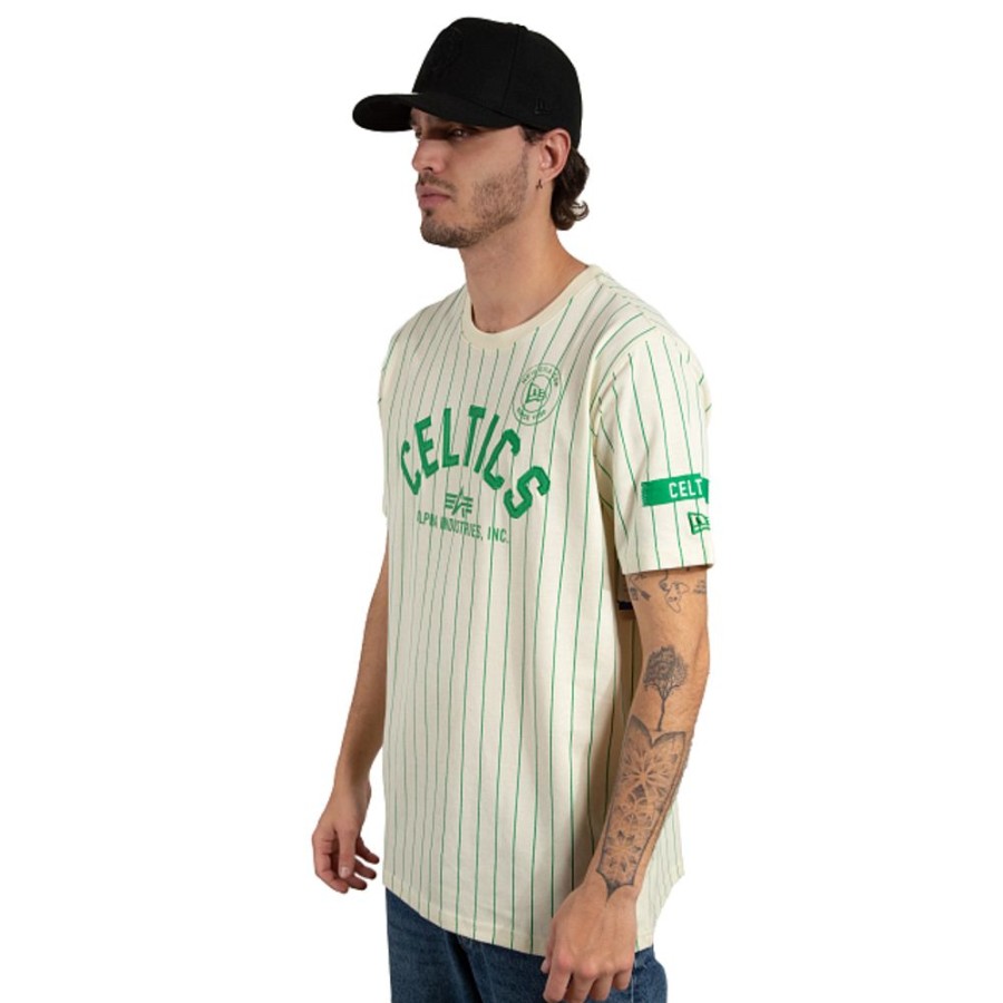 Clothes New Era | Alpha Industries X Nba Boston Celtics Short Sleeve T-Shirt