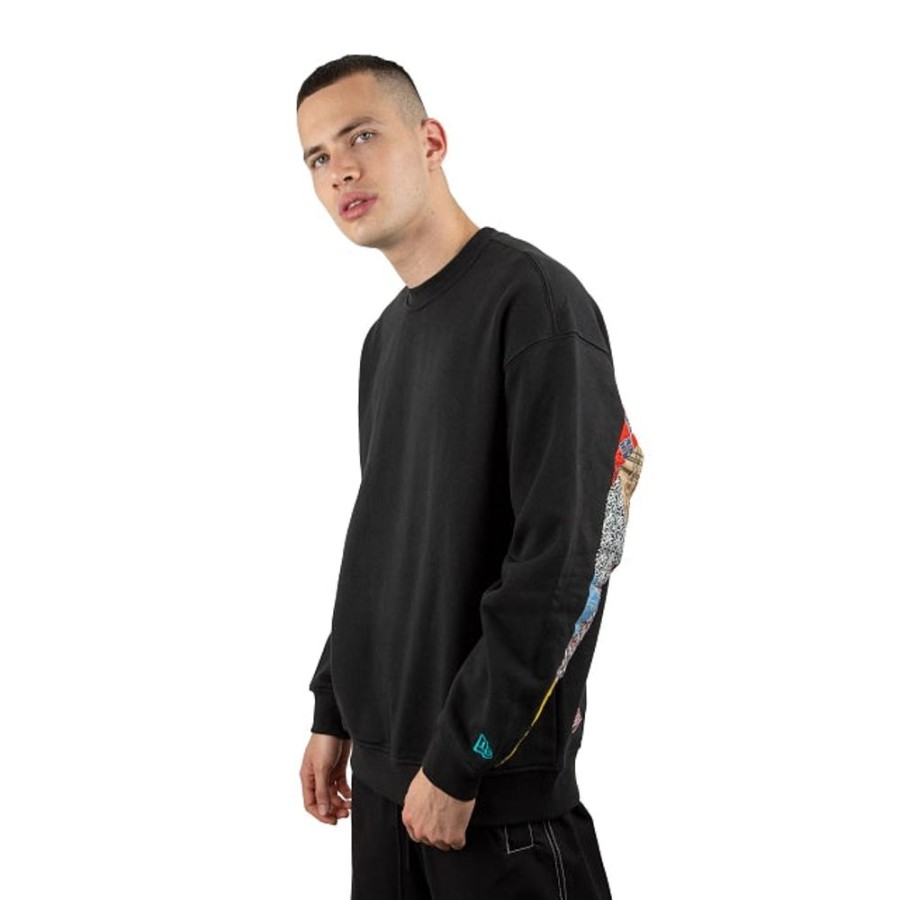 Clothes New Era | New Era Patchwork Point Sweatshirt