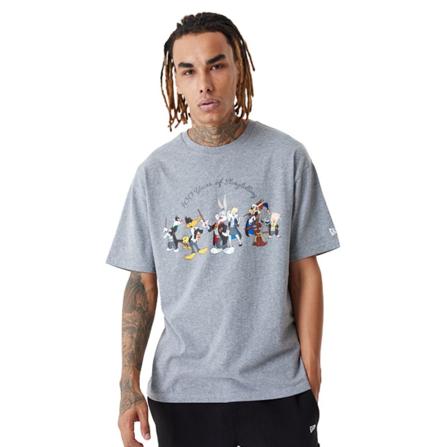 Clothes New Era | Wb 100Th Year Looney Tunes X Harry Potter Gray Short Sleeve T-Shirt