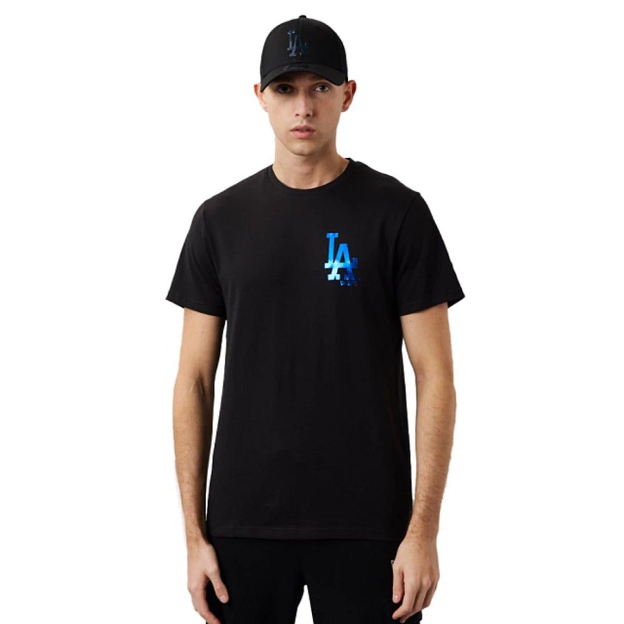 Clothes New Era | Los Angeles Dodgers Mlb Foil Logo Short Sleeve T-Shirt