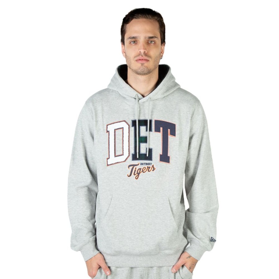 Clothes New Era | Detroit Tigers Mlb Black Watch Tartan Sweatshirt