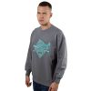 Clothes New Era | Diablos Rojos Del Mexico Lmb Diablos Mint Bates Gray Sweatshirt