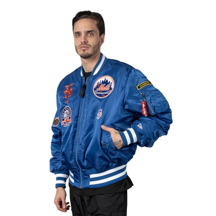 Clothes New Era | Alpha Industries X New York Mets Reversible Jacket