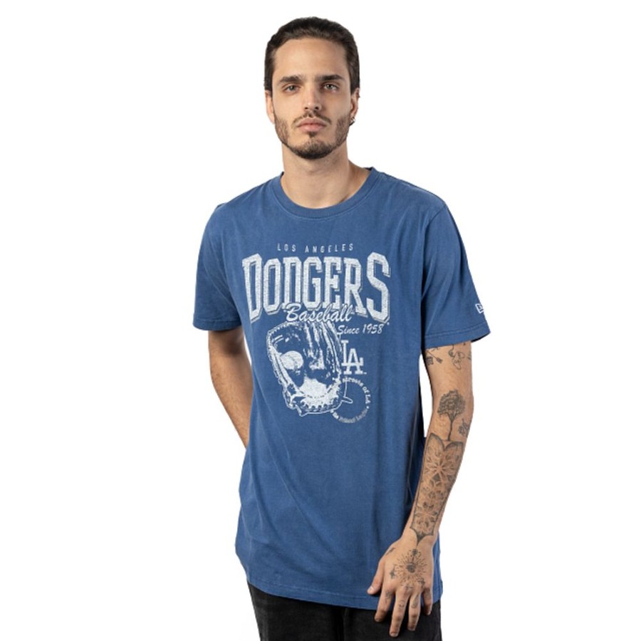 Clothes New Era | Los Angeles Dodgers Mlb Old School Sport Short Sleeve T-Shirt