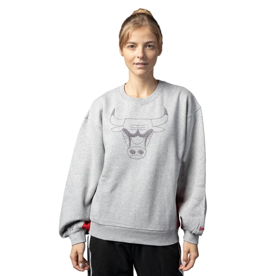 Clothes New Era | Chicago Bulls Nba Athleisure Sweatshirt For Women