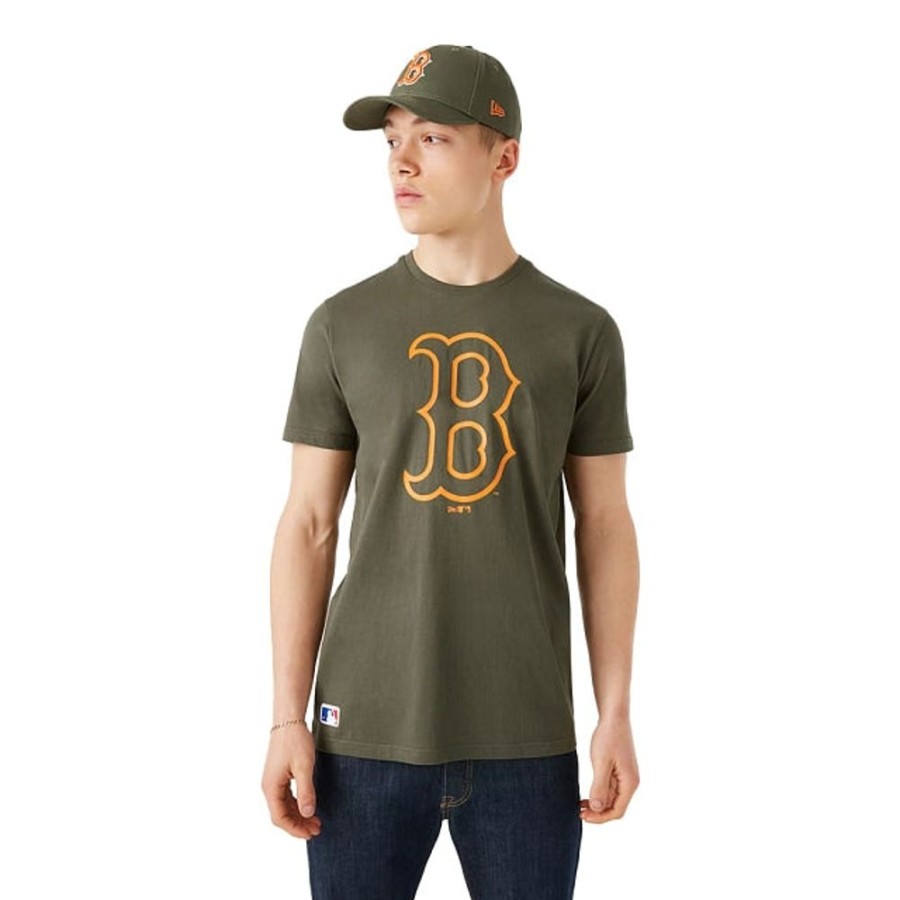 Clothes New Era | Short Sleeve T-Shirt Boston Red Sox Color Pack 100% Cotton Green