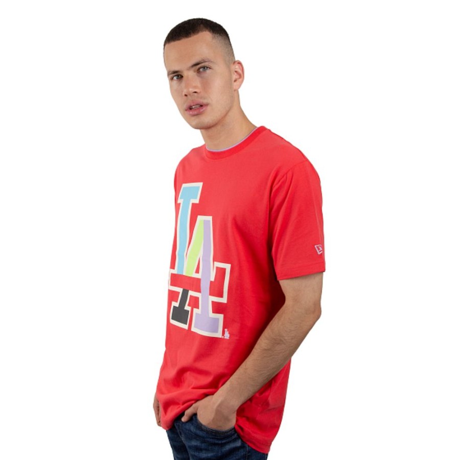 Clothes New Era | Los Angeles Dodgers Mlb Colorpack Red Short Sleeve T-Shirt