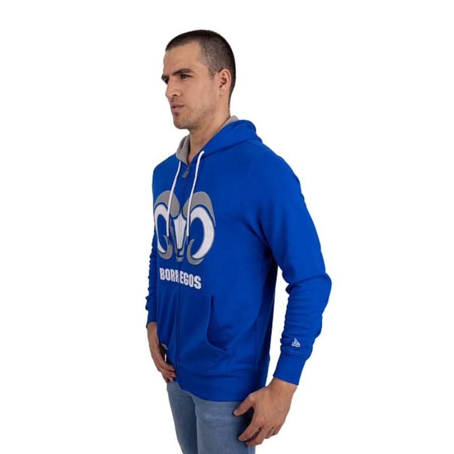 Clothes New Era | Zipper Sweatshirt Borregos Tec De Monterrey University Collection Blue