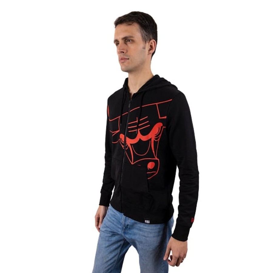 Clothes New Era | Chicago Bulls Nba Enlarged Logo Sweatshirt