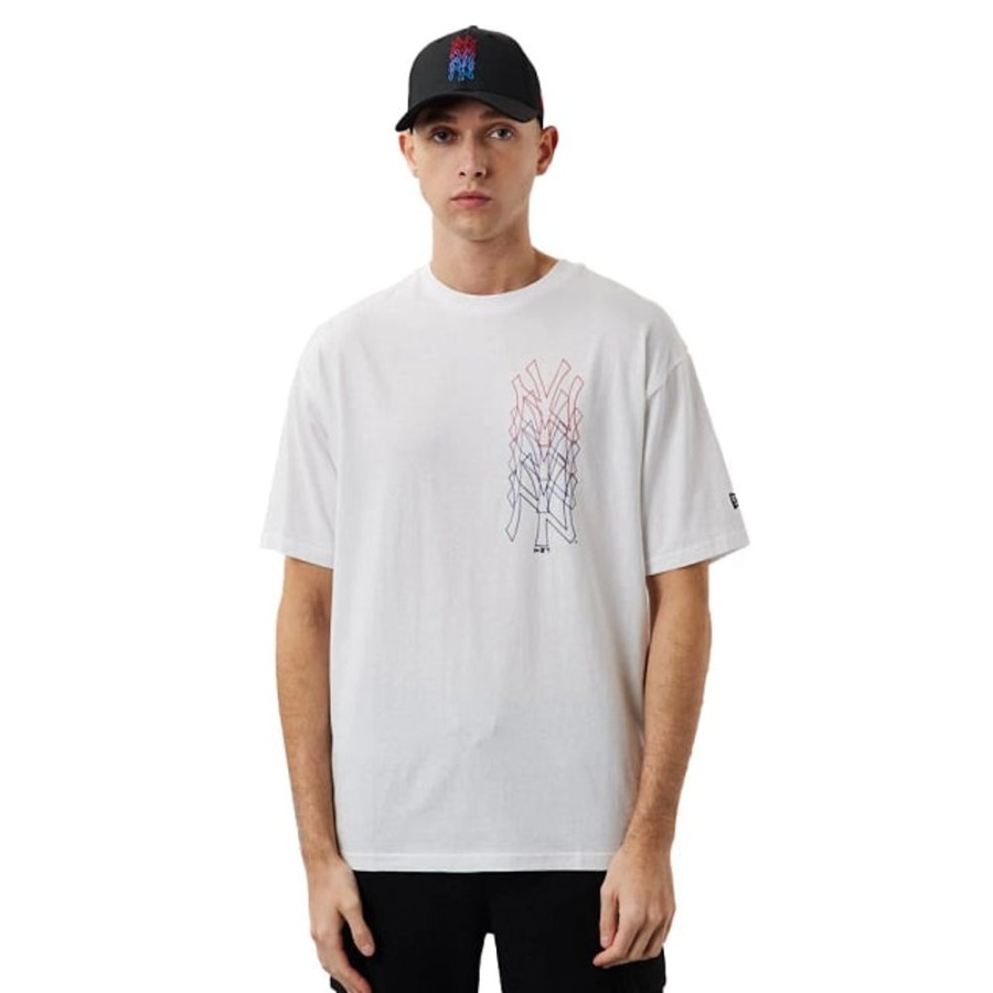 Clothes New Era | New York Yankees Stack Logo Short Sleeve T-Shirt