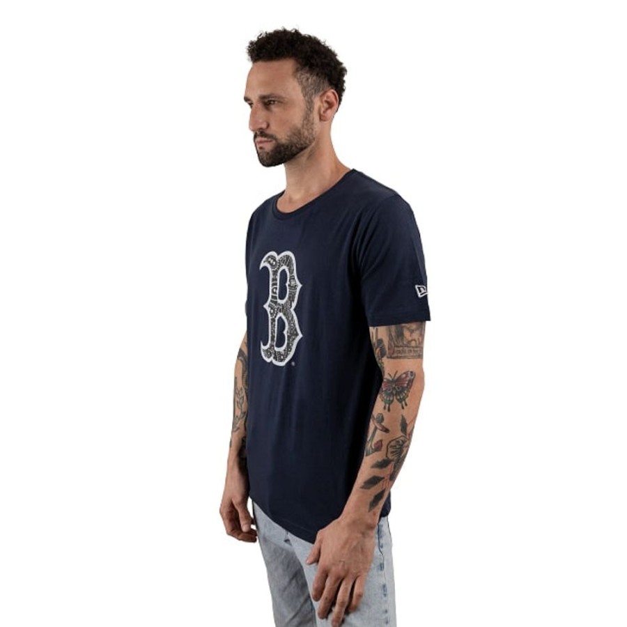 Clothes New Era | Boston Red Sox Paisley Elements Short Sleeve T-Shirt