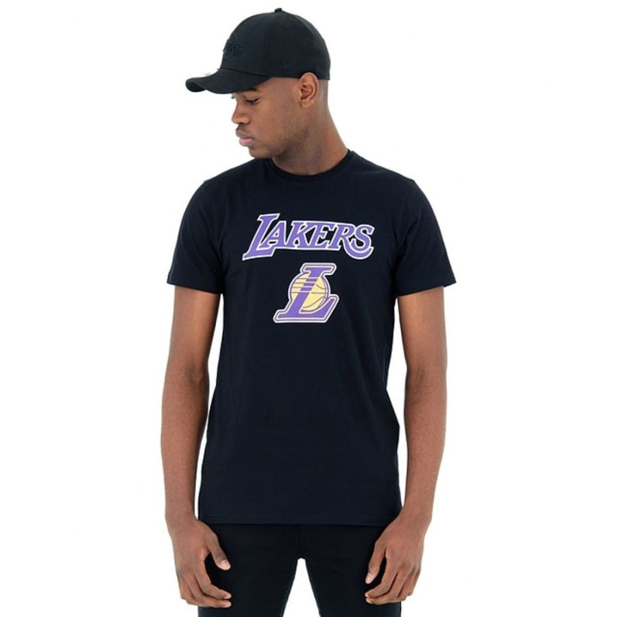 Clothes New Era | Los Angeles Lakers Nba Team Logo Short Sleeve T-Shirt