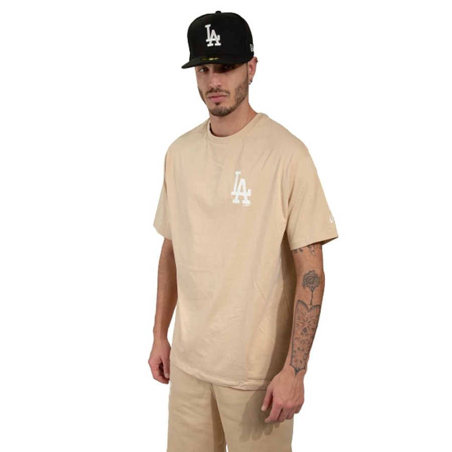 Clothes New Era | Los Angeles Dodgers League Essential Pink Short Sleeve T-Shirt