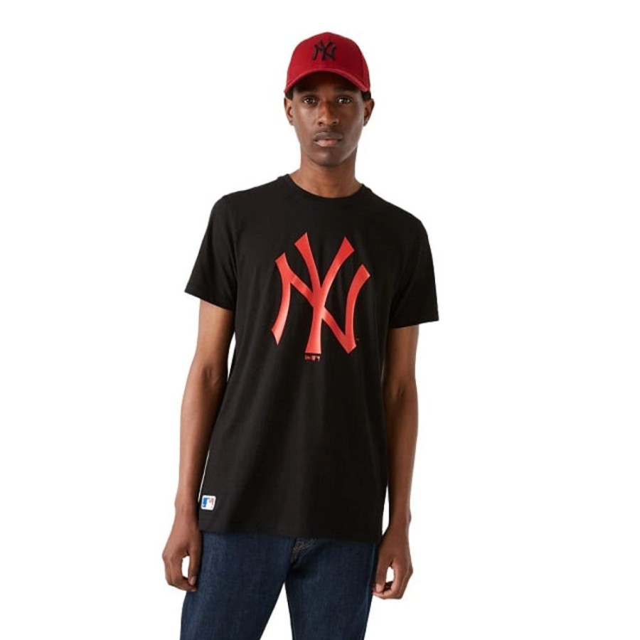 Clothes New Era | New York Yankees Color Pack Short Sleeve T-Shirt 100% Cotton Black