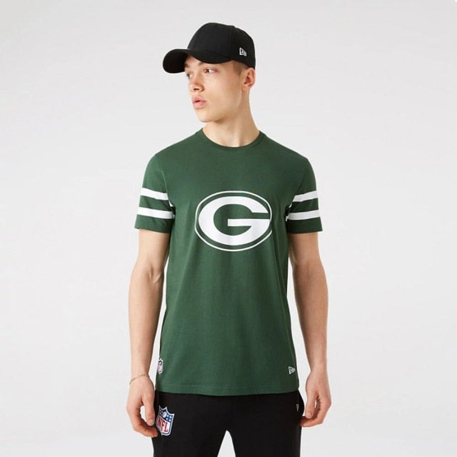 Clothes New Era | Short Sleeve T-Shirt Green Bay Packers Nfl Jersey Inspired