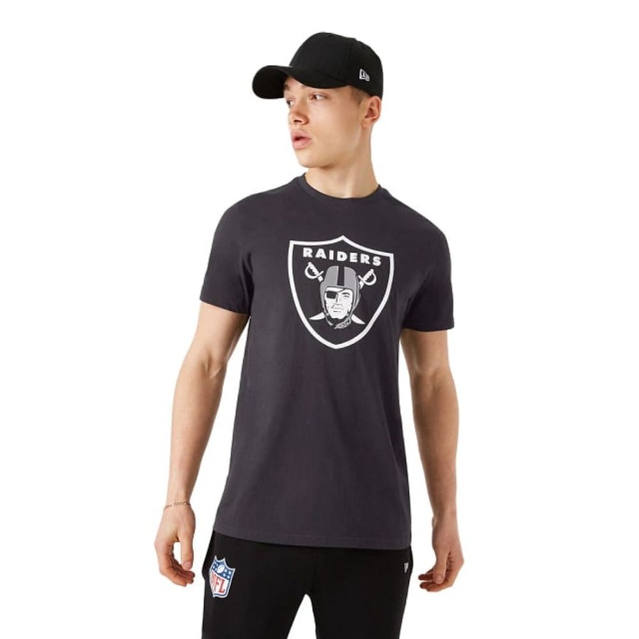 Clothes New Era | Las Vegas Raiders Nfl Outline Logo Short Sleeve T-Shirt