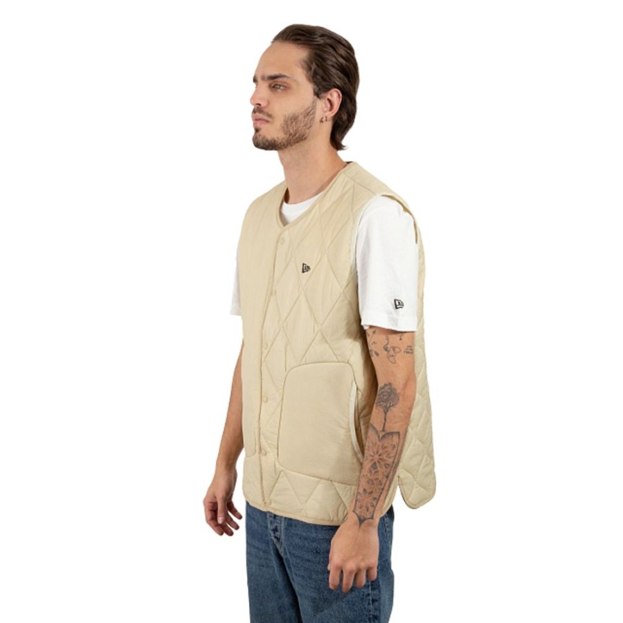 Clothes New Era | New Era Outdoor Qui Packable Vest Beige