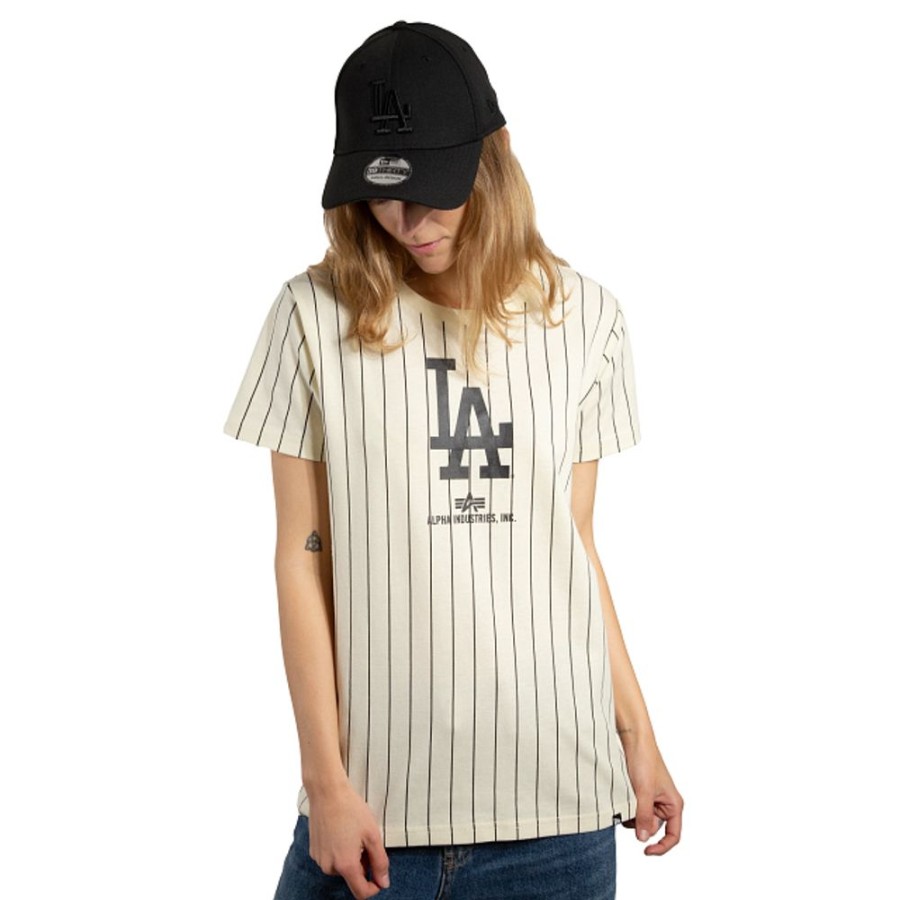 Clothes New Era | Alpha Industries X Mlb Los Angeles Dodgers Women'S Short Sleeve T-Shirt