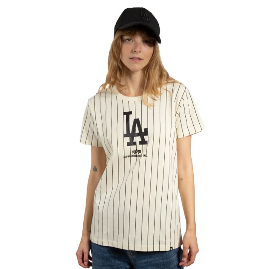 Clothes New Era | Alpha Industries X Mlb Los Angeles Dodgers Women'S Short Sleeve T-Shirt