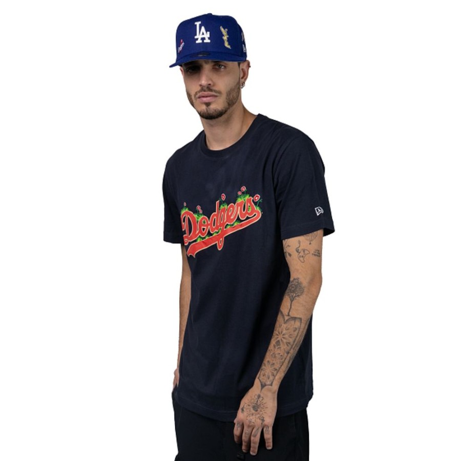 Clothes New Era | Los Angeles Dodgers Mlb Sprouted Short Sleeve T-Shirt