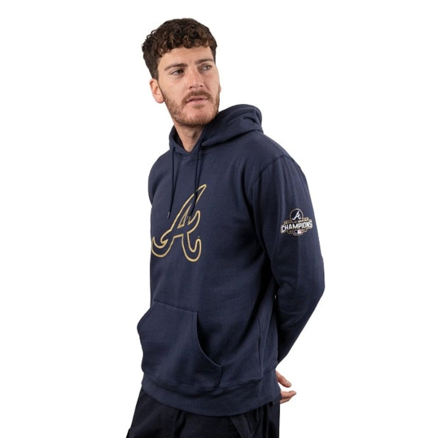 Clothes New Era | Atlanta Braves Mlb Gold Collection Sweatshirt