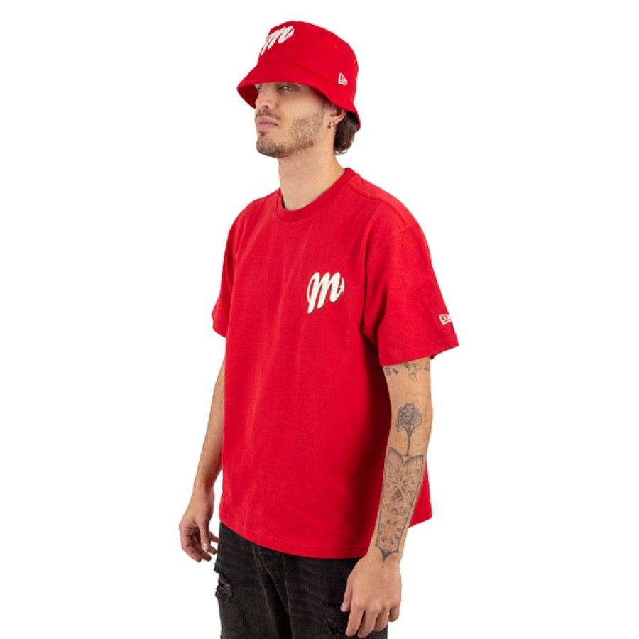 Clothes New Era | Diablos Rojos Del Mexico Lmb Team Patch Short Sleeve T-Shirt