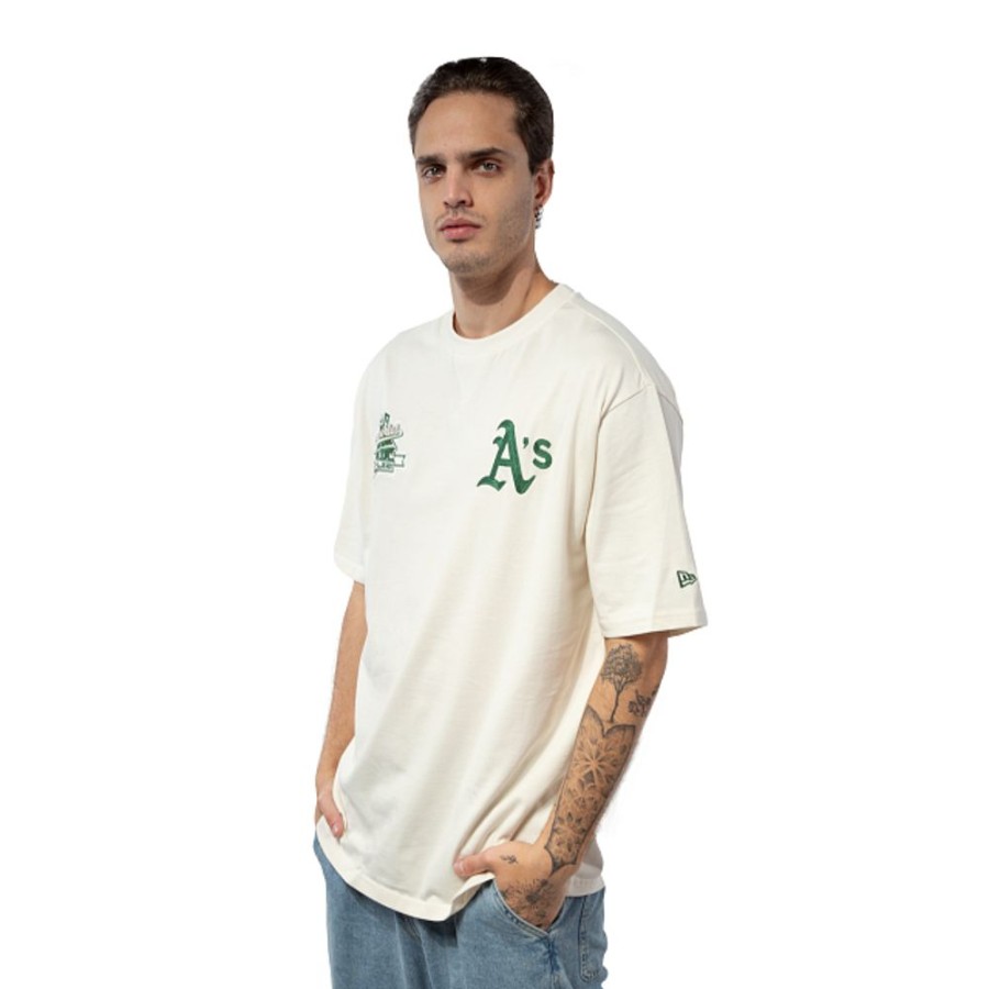 Clothes New Era | Oakland Athletics Mlb Side Patch Collection Short Sleeve T-Shirt