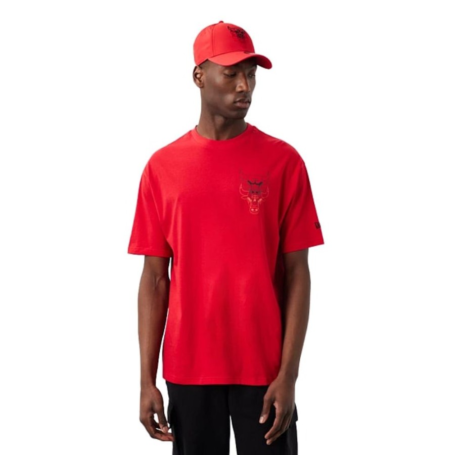 Clothes New Era | Chicago Bulls Stack Logo Short Sleeve T-Shirt