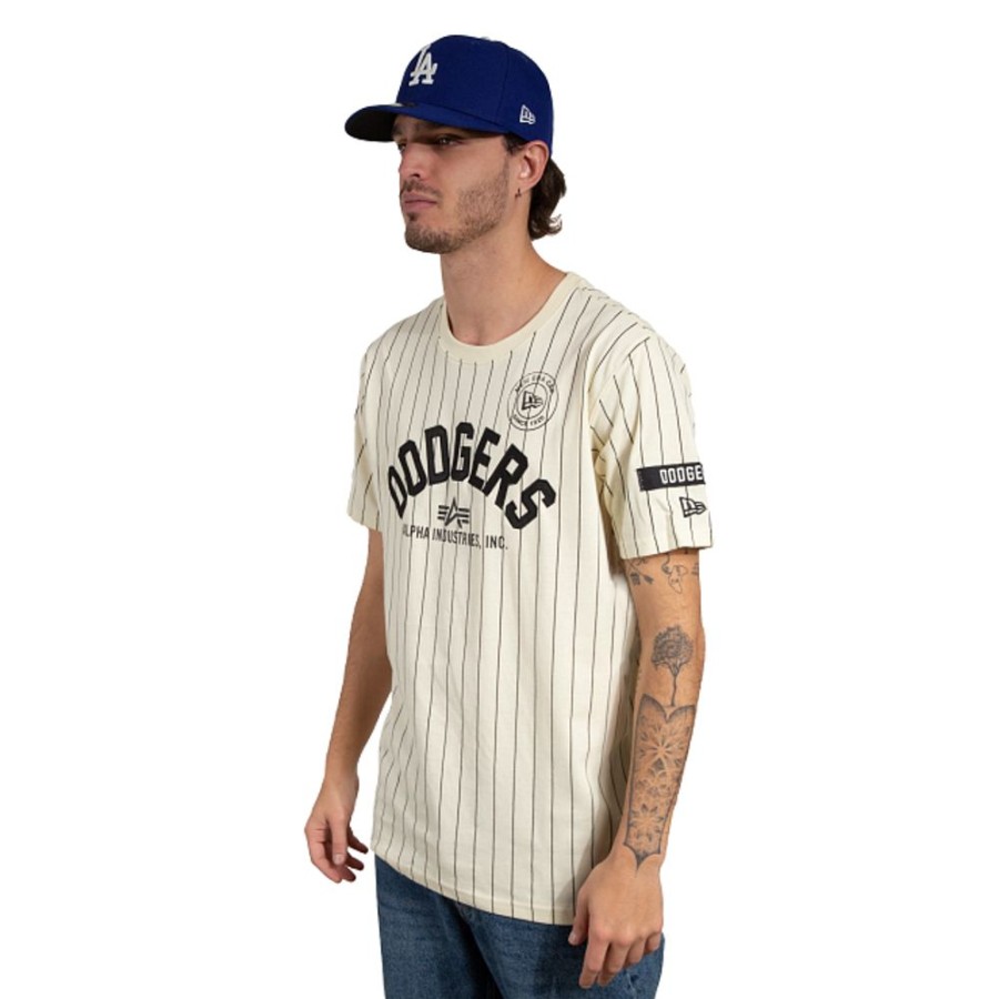 Clothes New Era | Alpha Industries X Mlb Los Angeles Dodgers Short Sleeve T-Shirt