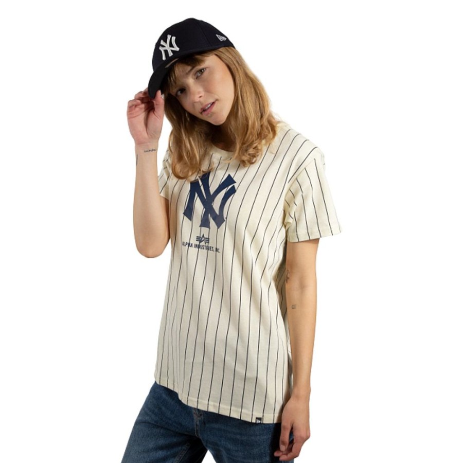 Clothes New Era | Alpha Industries X Mlb New York Yankees Cooperstown Women'S Short Sleeve T-Shirt